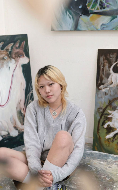 Portret---jeanne-Lai Kunstwerk van Jeanne Lai